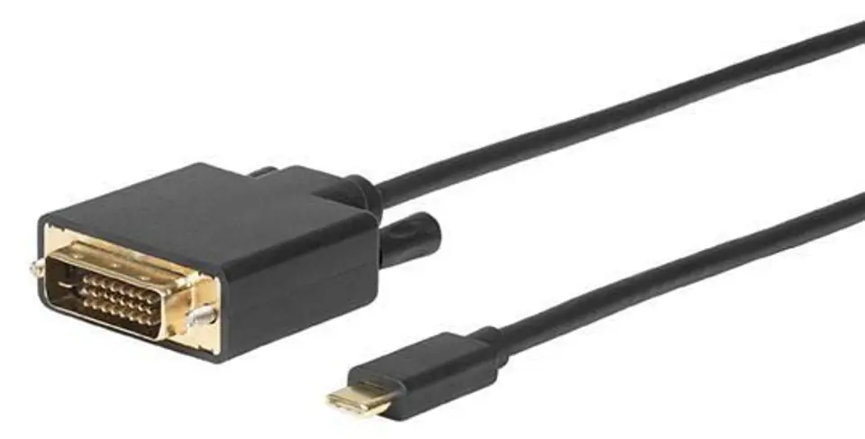 ⁨MicroConnect USB-C to DVI-D Cable 1.8m⁩ w sklepie Wasserman.eu