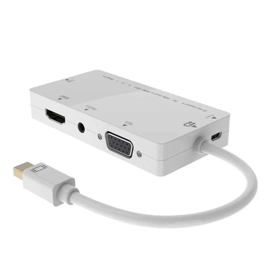 ⁨MicroConnect Mini DP to DVI/HDMI/VGA/Audio⁩ w sklepie Wasserman.eu