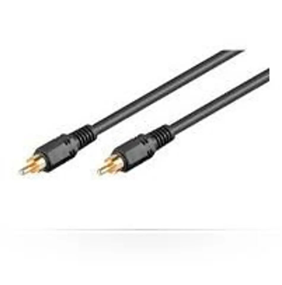 ⁨MicroConnect RCA - RCA 10m M-M Gold⁩ w sklepie Wasserman.eu