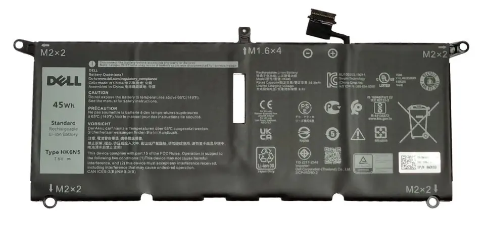 ⁨Dell Battery, 45WHR, 4 Cell,⁩ w sklepie Wasserman.eu