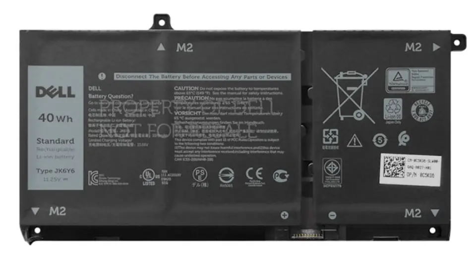 ⁨Dell 40Wh Lithium Ion battery for⁩ w sklepie Wasserman.eu