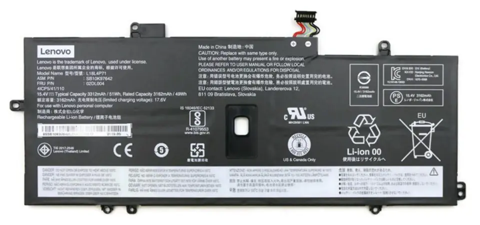 Lenovo 51Wh Lithium-ion battery for w sklepie Wasserman.eu