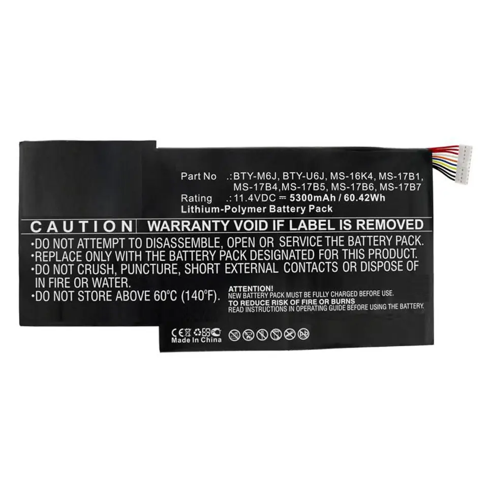 ⁨CoreParts Laptop Battery for MSI 60Wh⁩ w sklepie Wasserman.eu