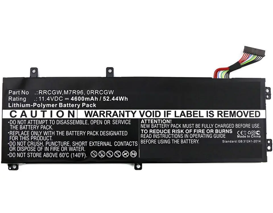 ⁨CoreParts Laptop Battery for Dell 52Wh⁩ w sklepie Wasserman.eu