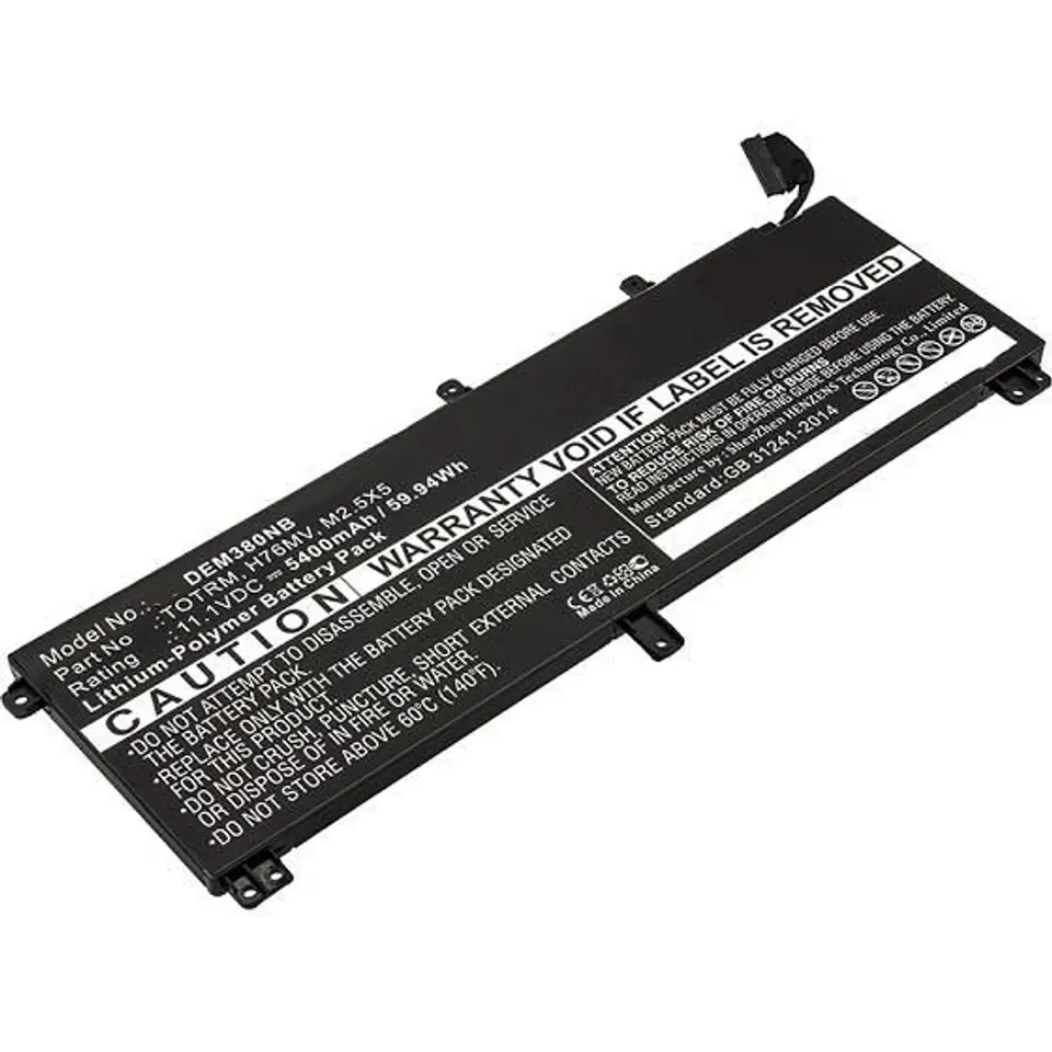 ⁨CoreParts Laptop Battery for Dell 60Wh⁩ w sklepie Wasserman.eu