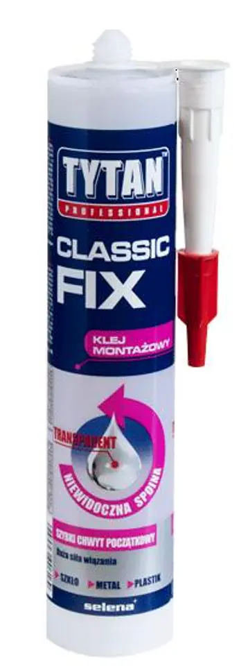 ⁨KLEJ MONTAŻOWY TYTAN CLASSICFIX 290ML⁩ w sklepie Wasserman.eu