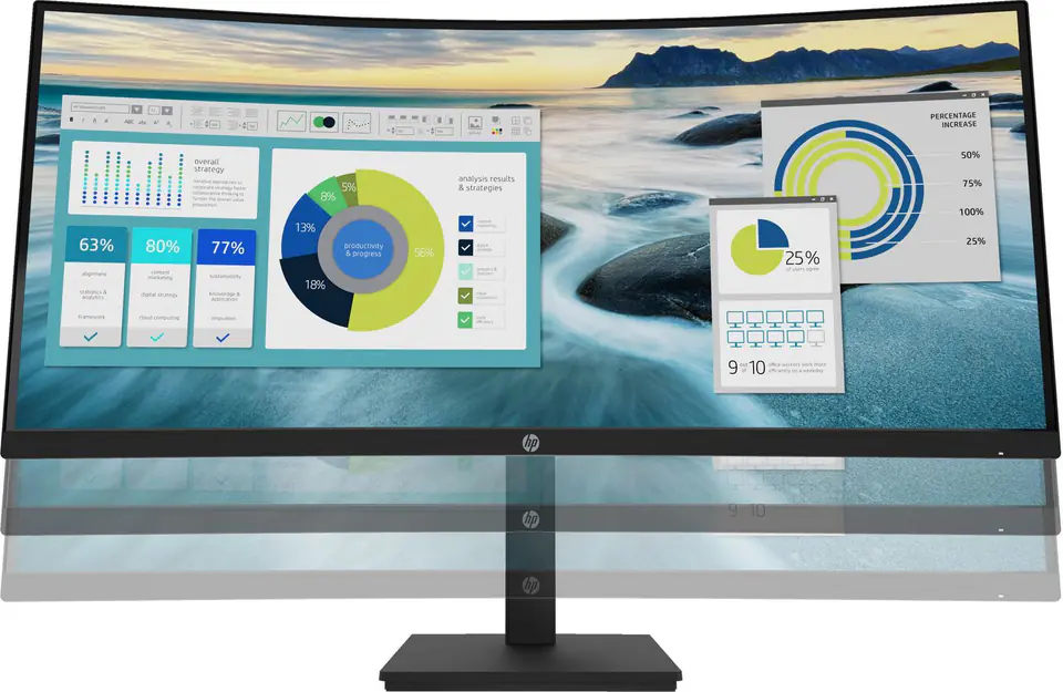 ⁨HP P34hc G4 computer monitor⁩ w sklepie Wasserman.eu
