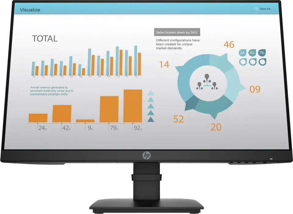 ⁨HP P24 G4 FHD 23.8IN IPS DP HDMI⁩ w sklepie Wasserman.eu