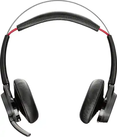 ⁨POLY Voyager Focus UC Headset Wireless Head-band Office/Call center Bluetooth Black B825-M⁩ at Wasserman.eu