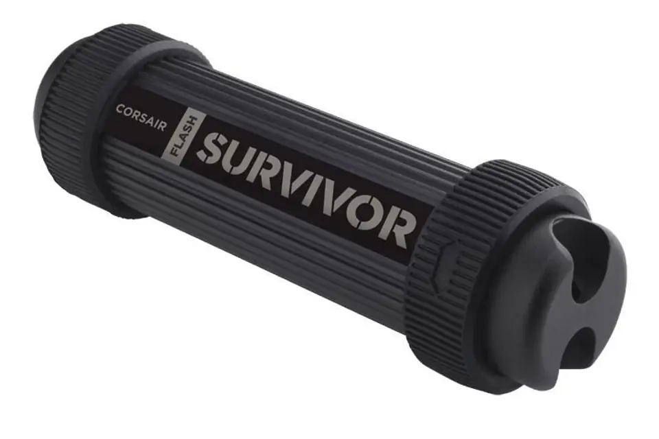 ⁨Corsair Flash Drive Survivor Stealth 128GB, USB 3.0, Grey⁩ at Wasserman.eu