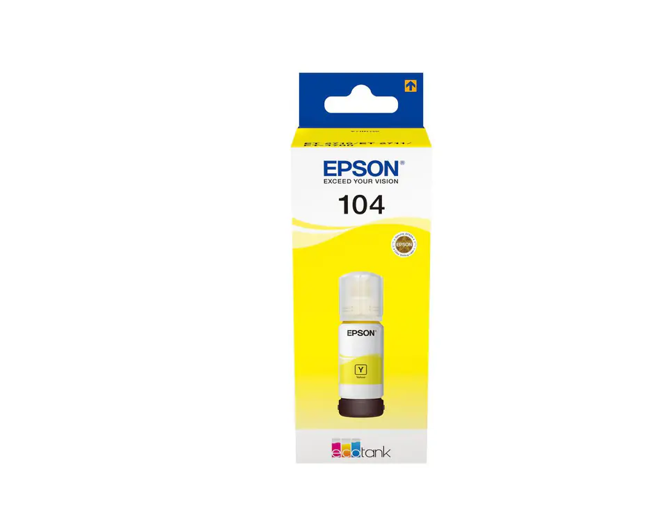 ⁨Epson 104 EcoTank Yellow ink bottle⁩ w sklepie Wasserman.eu