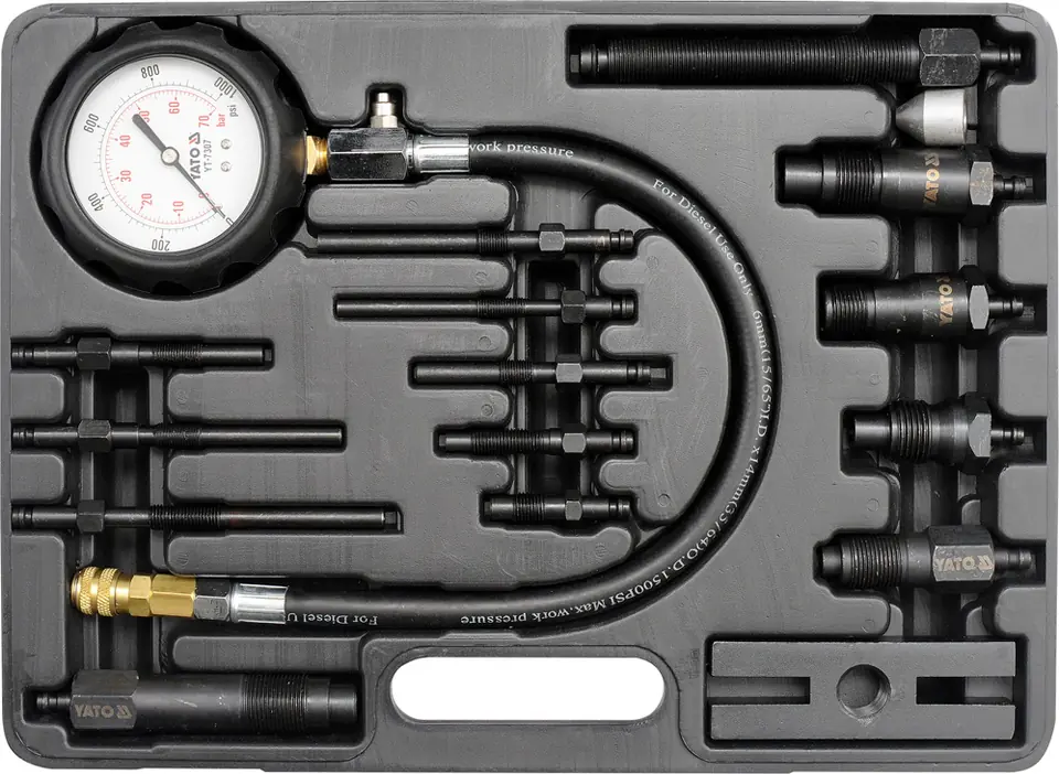 ⁨DIESEL COMPRESSION PRESSURE GAUGE 16 PARTS⁩ at Wasserman.eu