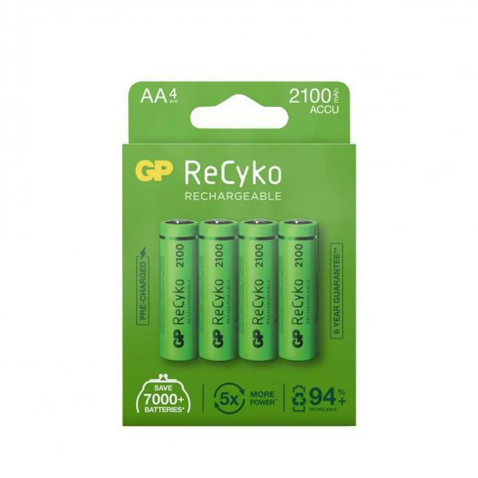 ⁨GP Batteries RECYKO 210AAHCE-2WB4/AA⁩ w sklepie Wasserman.eu