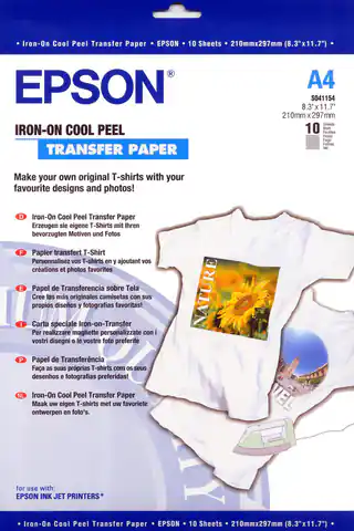 ⁨Epson A4 Iron On  T-Shirt Transfer⁩ w sklepie Wasserman.eu