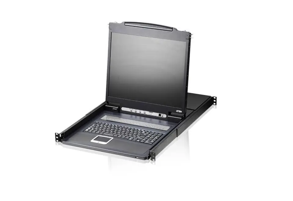 ⁨Aten CL1308N-ATA-AG 8-Port PS/2-USB VGA 19" LCD KVM Switch Aten⁩ w sklepie Wasserman.eu