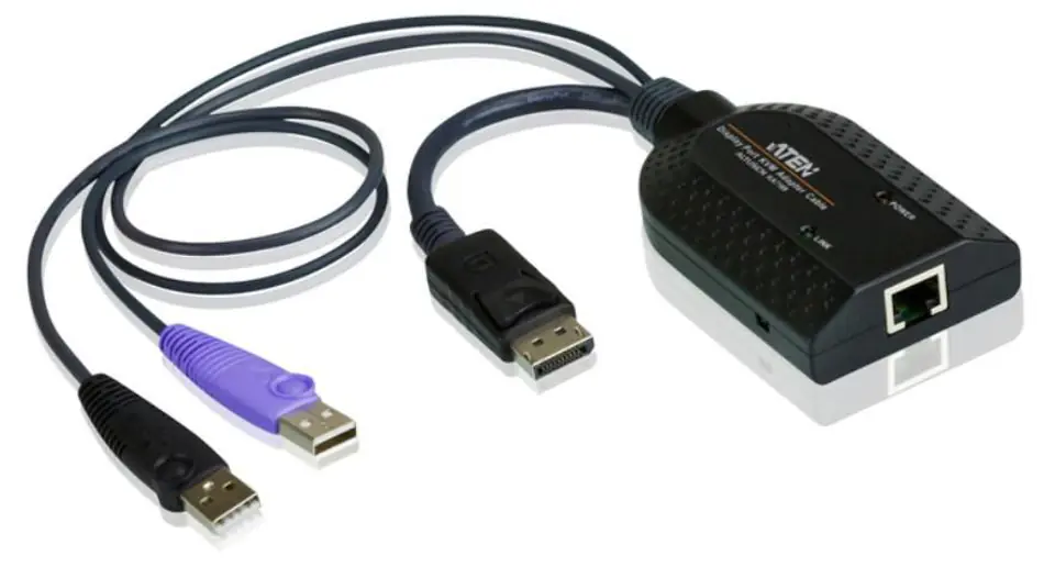 ⁨ATEN USB - DisplayPort to Cat5e/6 KVM Adapter Cable (CPU Module)⁩ at Wasserman.eu