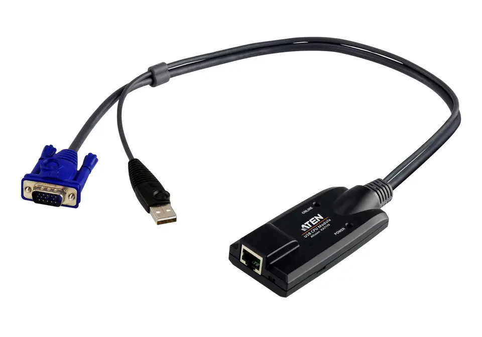 ⁨USB VGA KVM Adapter with Composite Video⁩ at Wasserman.eu