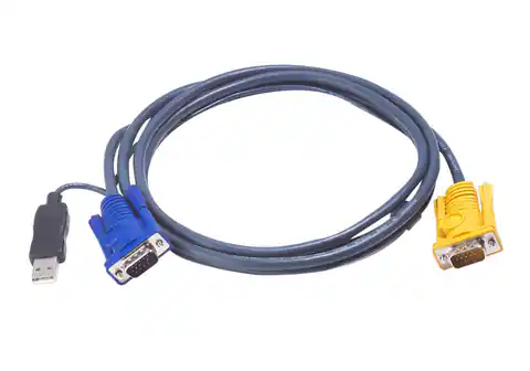 ⁨USB KVM Cable HDB USB, 3in1SPHD, 3m⁩ at Wasserman.eu