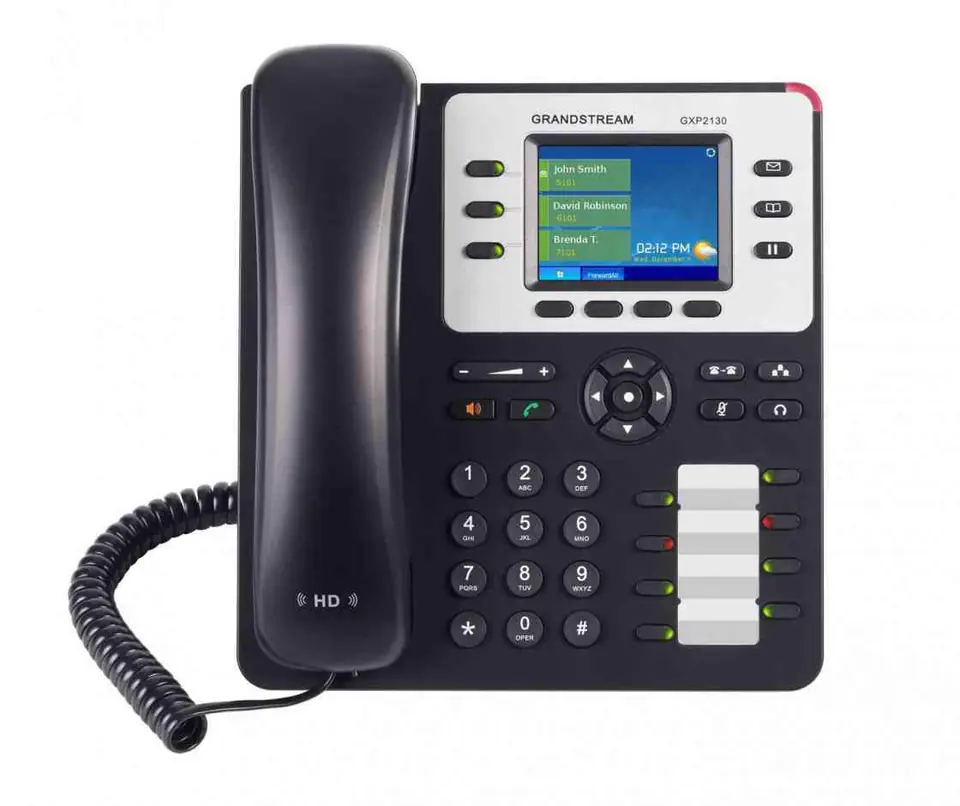 ⁨Grandstream Gxp-2130 Ip Phone Black 3⁩ w sklepie Wasserman.eu