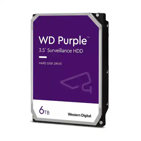 ⁨Western Digital WD PURPLE 6TB 256MB 3.5IN SATA⁩ w sklepie Wasserman.eu