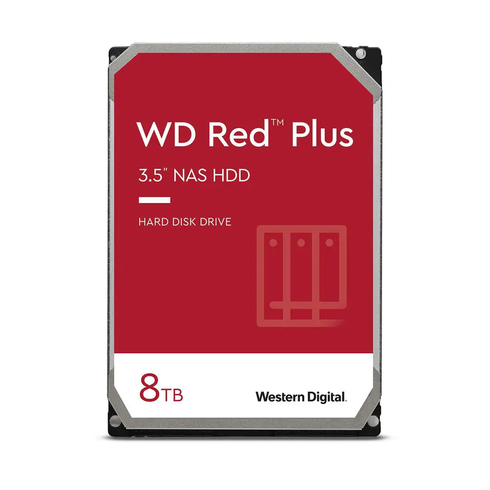 ⁨Western Digital Red Plus 8TB SATA 6Gb/s⁩ w sklepie Wasserman.eu