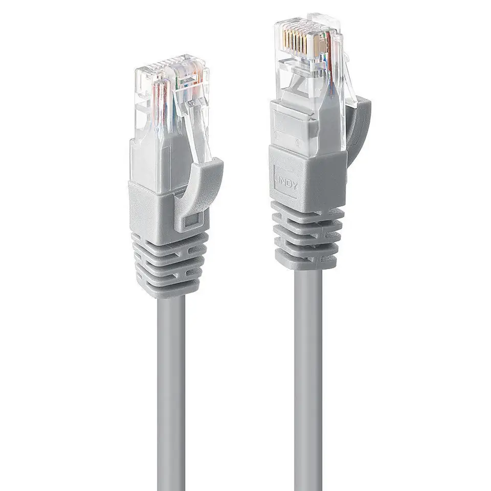 ⁨Lindy 0.5M Cat.6 U/Utp Cable, Grey⁩ w sklepie Wasserman.eu