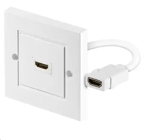 ⁨MicroConnect HDMI wall socket 1 port white⁩ w sklepie Wasserman.eu