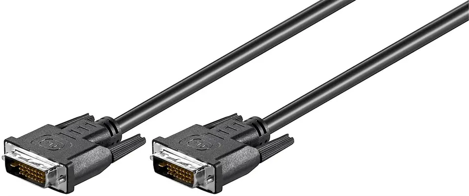 ⁨MicroConnect DVI-D 24+1-pin 5m M-M Black⁩ w sklepie Wasserman.eu