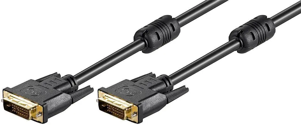 ⁨MicroConnect DVI-D 24+1-pin w. Ferrit, M-M⁩ w sklepie Wasserman.eu