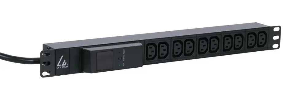 ⁨Lanview 19'' rack mount power strip,⁩ w sklepie Wasserman.eu