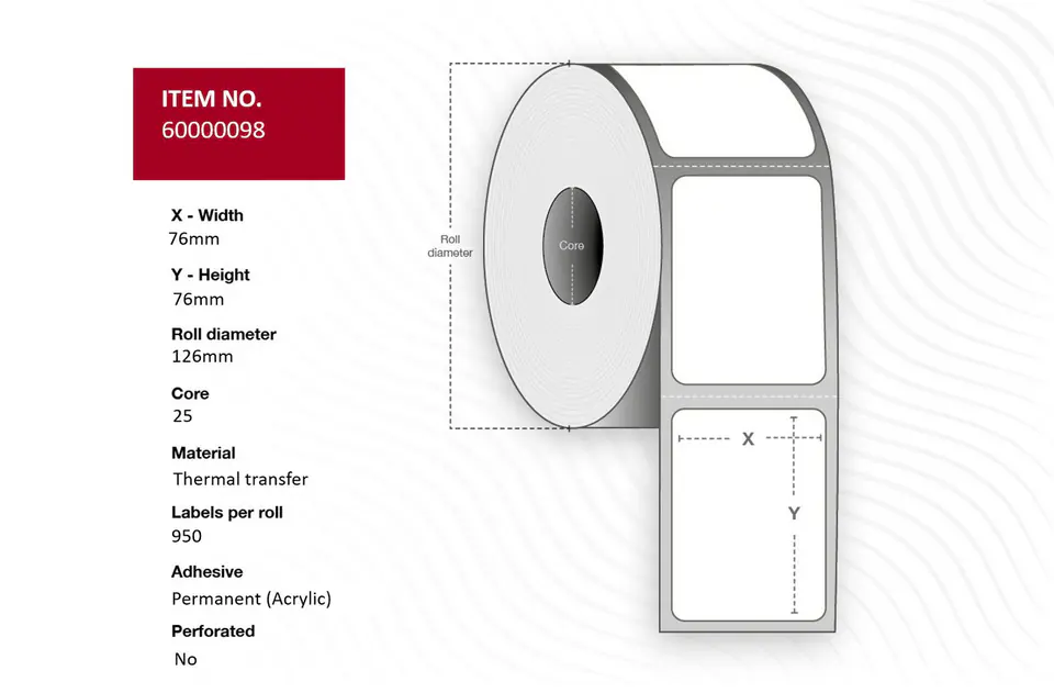 ⁨Capture Label 76x76 - Core 25.⁩ w sklepie Wasserman.eu