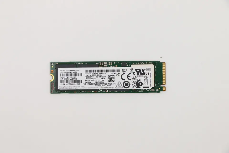 ⁨Lenovo SSD M.2 2280 PCIe NVMe 256GB⁩ w sklepie Wasserman.eu