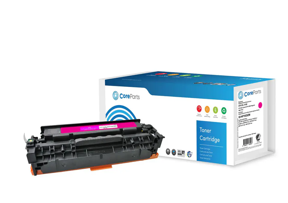 ⁨CoreParts Toner Magenta CF413X⁩ w sklepie Wasserman.eu