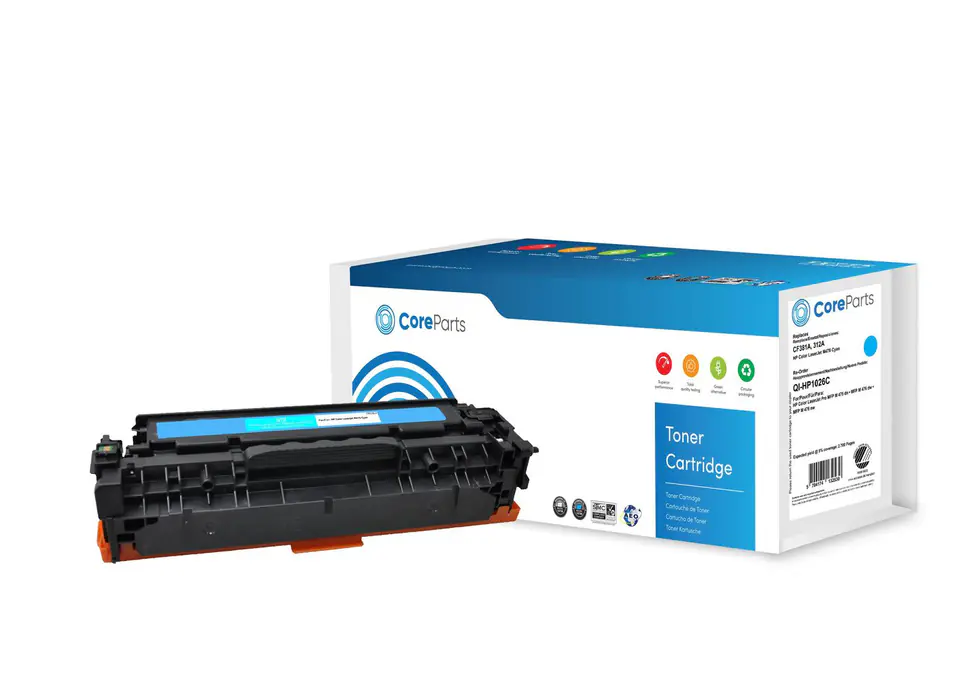 ⁨CoreParts Toner Cyan CF381A⁩ w sklepie Wasserman.eu