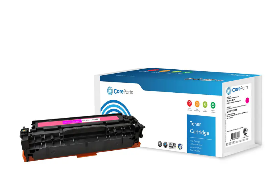 ⁨CoreParts Toner Magenta CF383A⁩ w sklepie Wasserman.eu