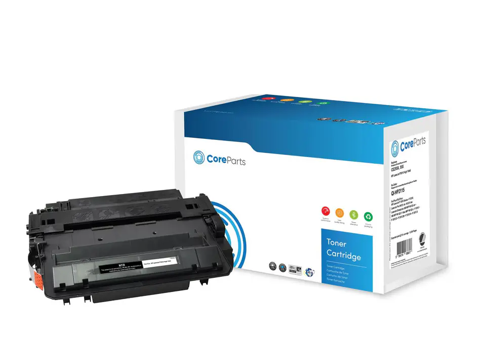 ⁨CoreParts Toner Black CE255X⁩ w sklepie Wasserman.eu