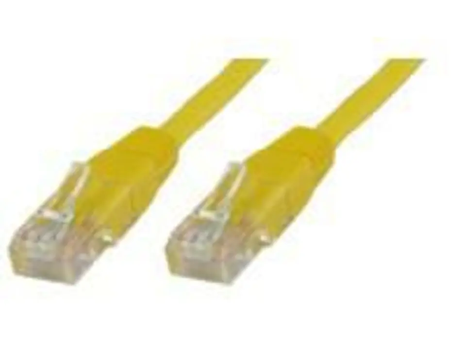 ⁨MicroConnect U/UTP CAT5e 1.5M Yellow PVC⁩ w sklepie Wasserman.eu