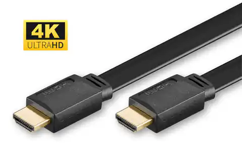 ⁨MicroConnect HDMI High Speed Flat cable, 5m⁩ w sklepie Wasserman.eu