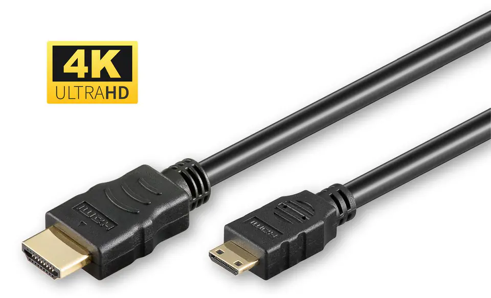 ⁨MicroConnect HDMI High Speed mini cable, 3m⁩ w sklepie Wasserman.eu