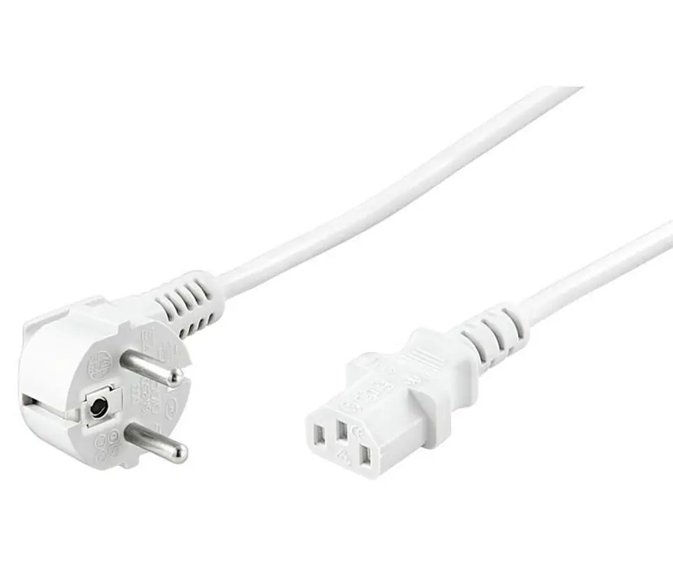 ⁨MicroConnect Power Cord 3m White IEC320⁩ w sklepie Wasserman.eu