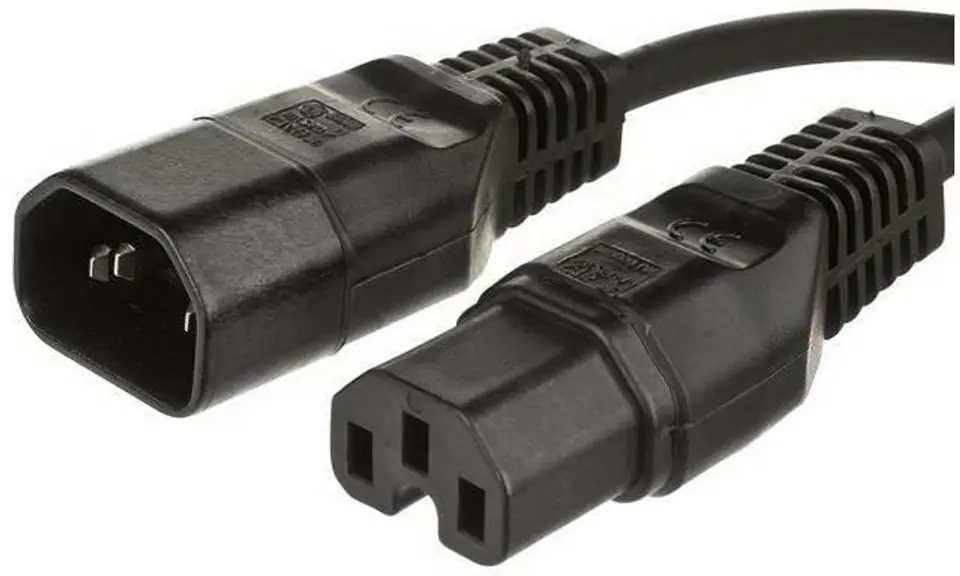 ⁨MicroConnect Jumper Cable C14 - C15 1m⁩ w sklepie Wasserman.eu