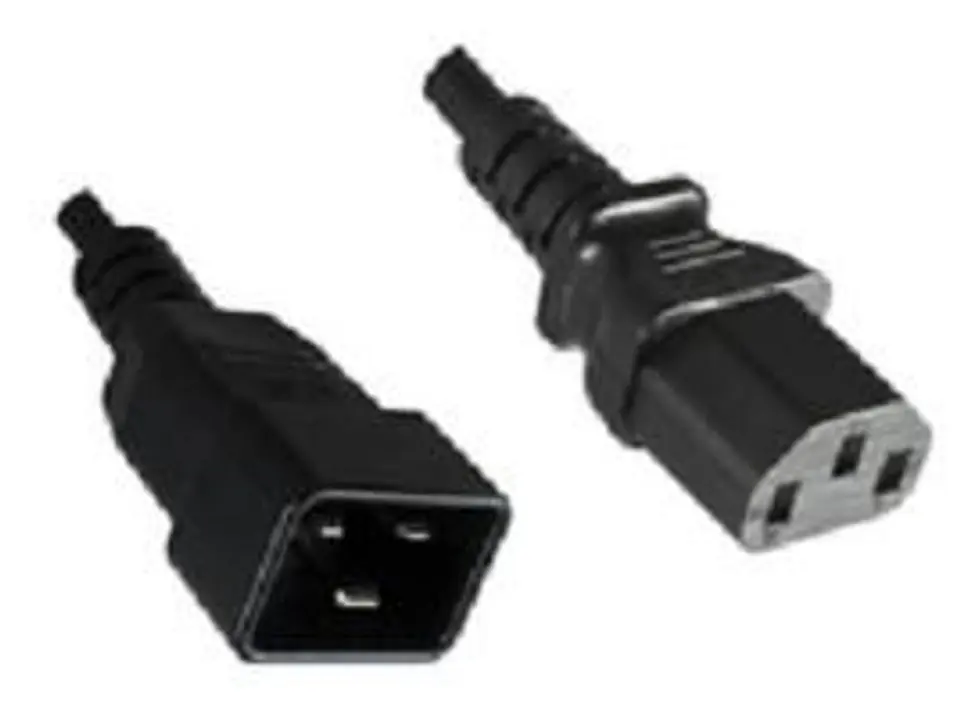 ⁨MicroConnect PowerCord C13-C20 10A 2m Black⁩ w sklepie Wasserman.eu