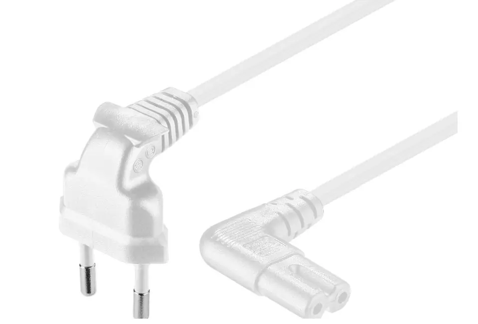 ⁨MicroConnect Power Cord Notebook 3m White⁩ w sklepie Wasserman.eu