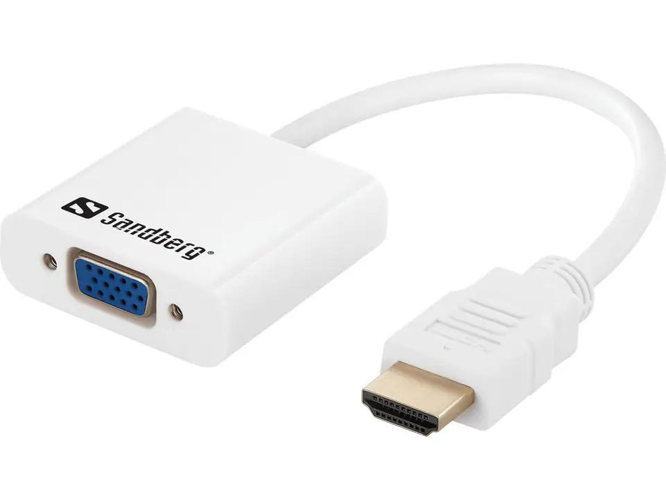 ⁨SANDBERG HDMI - VGA + Audio HDMI - VGA/Audio 508-77 adapter⁩ at Wasserman.eu