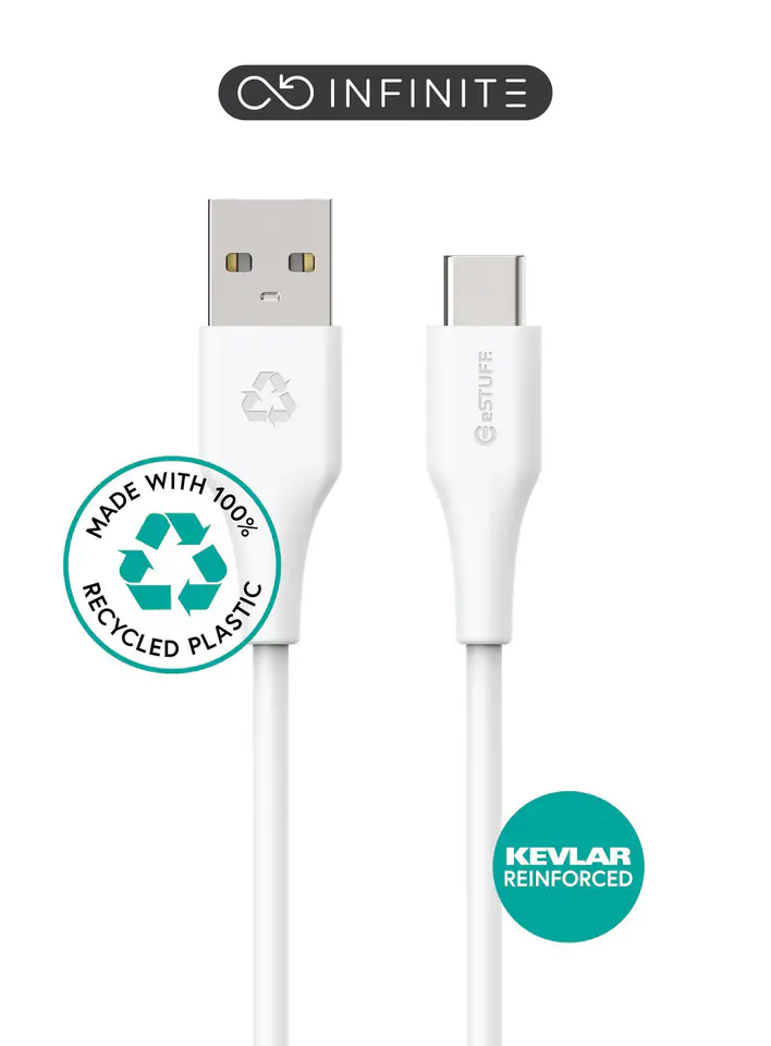 ⁨eSTUFF INFINITE USB-C to USB-A Cable⁩ w sklepie Wasserman.eu