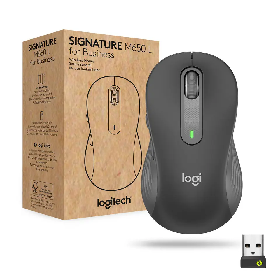 ⁨Logitech SIGNATURE M650 L WRLS MOUSE⁩ w sklepie Wasserman.eu