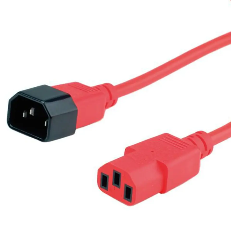 ⁨Roline Monitor Power Cable, Red 1.8 M⁩ w sklepie Wasserman.eu