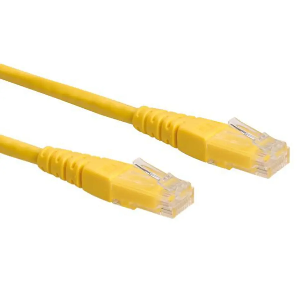 ⁨Roline Utp Patch Cord Cat.6, Yellow⁩ w sklepie Wasserman.eu