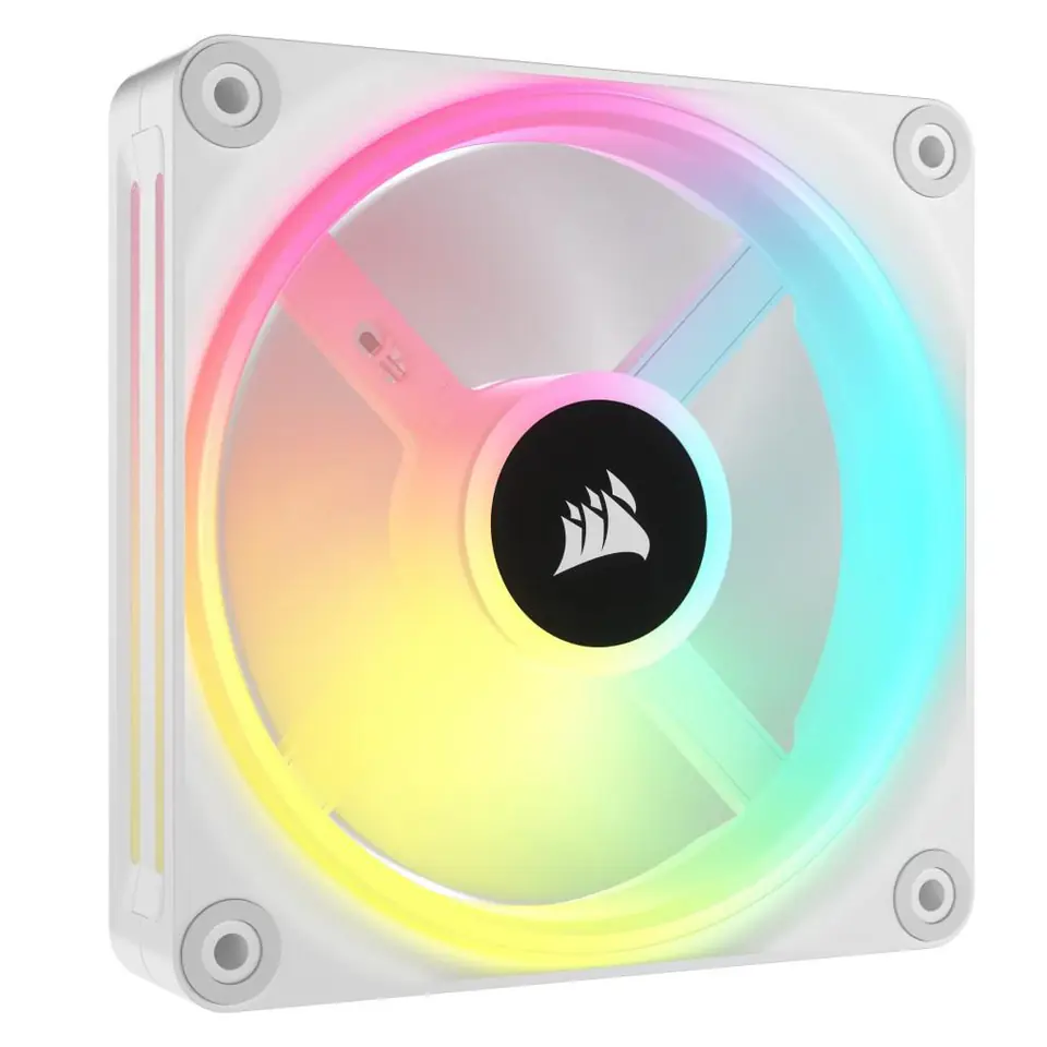 ⁨Corsair iCUE LINK QX120 RGB Series, PWM Lüfter - 120mm, weiß⁩ at Wasserman.eu