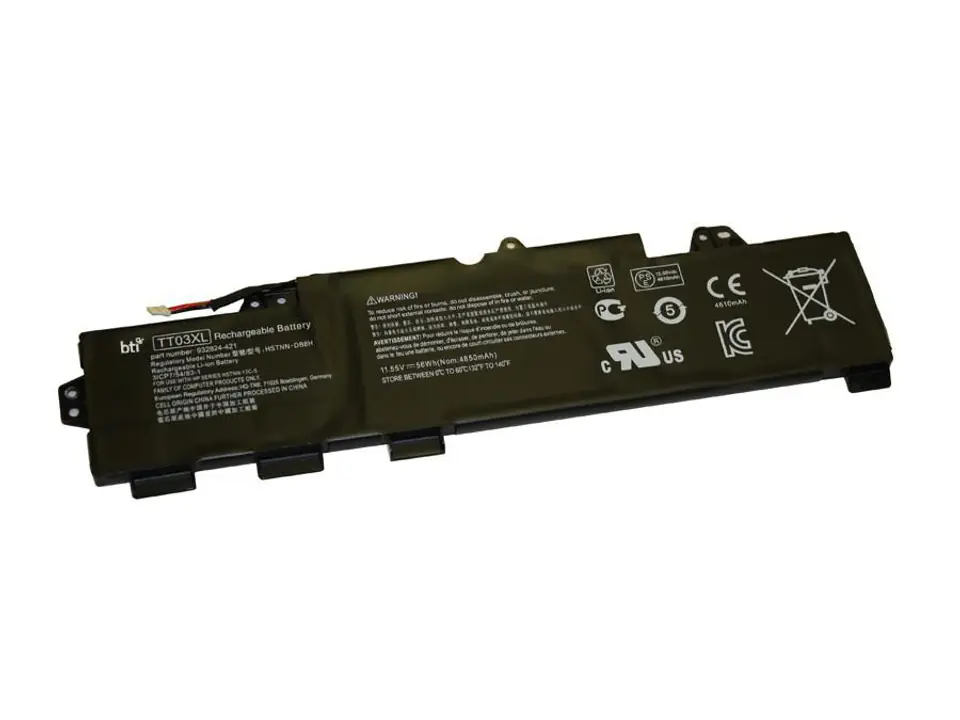 ⁨BTI 4C BATTERY ELITEBOOK 850G5/OEM:TT03XL 933322-855 932824-421⁩ at Wasserman.eu